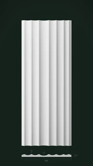 Гипсовая 3D панель Д11 1500х600 мм