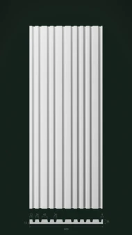 Гипсовая 3D панель Д18 1500х600 мм