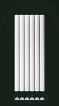 Гипсовая 3D панель Д3 1500х600 мм