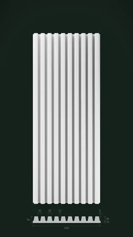 Гипсовая 3D панель Д5 1500х600 мм