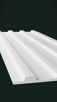 Гипсовая 3D панель Д1 1500х600 мм