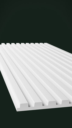 Гипсовая 3D панель Д14 1500х600 мм