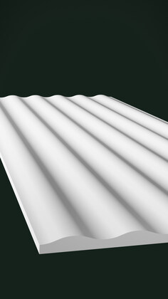 Гипсовая 3D панель Д2 1500х600 мм