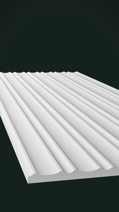 Гипсовая 3D панель Д22 1500х600 мм