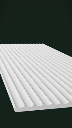 Гипсовая 3D панель Д24 1500х600 мм