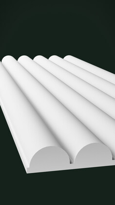 Гипсовая 3D панель Д3 1500х600 мм