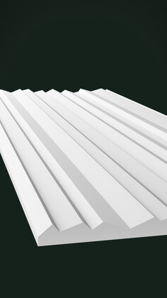 Гипсовая 3D панель Д4 1500х600 мм