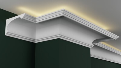 Карниз гипсовый профильный с подсветкой ГКС120.205.1