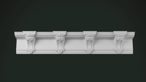 Карниз гипсовый с орнаментом К138.142.1