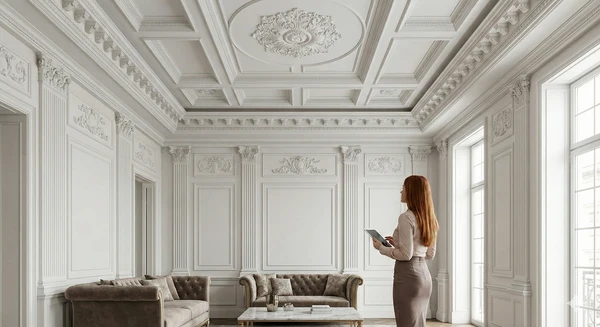 Лепнина из гипса – искусство в архитектуре