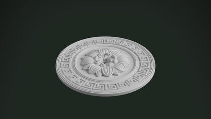 Розетка с орнаментом Р540.45.1