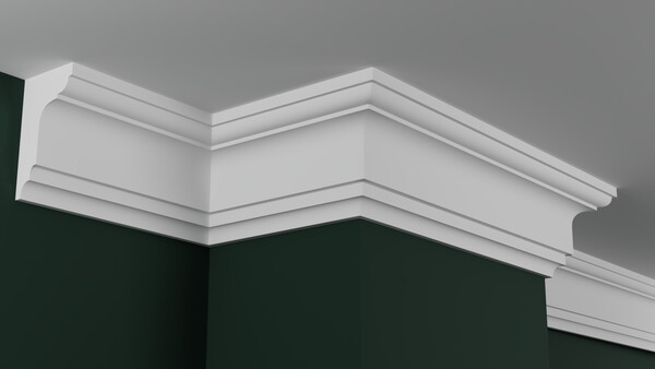 Карниз гипсовый профильный КП123.75.1