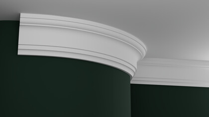 Карниз гипсовый профильный КП123.75.1