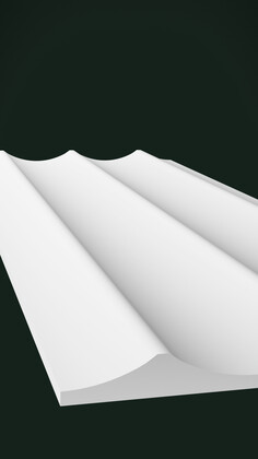 Гипсовая 3D панель Д8 1500х600 мм