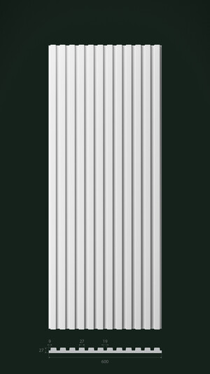 Гипсовая 3D панель Д14 1500х600 мм