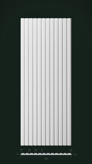 Гипсовая 3D панель Д17 1500х600 мм