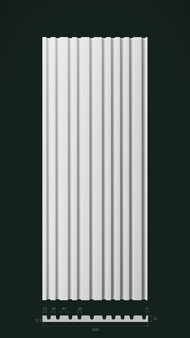 Гипсовая 3D панель Д18 1500х600 мм