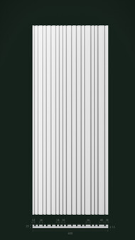 Гипсовая 3D панель Д20 1500х600 мм