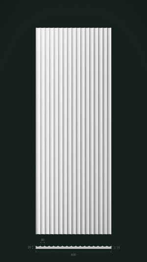 Гипсовая 3D панель Д24 1500х600 мм