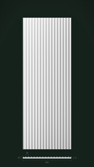 Гипсовая 3D панель Д24 1500х600 мм