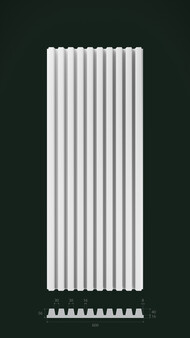 Гипсовая 3D панель Д5 1500х600 мм