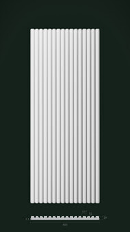 Гипсовая 3D панель Д13 1500х600 мм