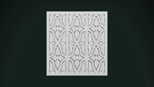 Панно из гипса П223.212.1