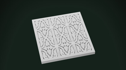 Панно из гипса П223.212.1