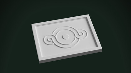 Панно из гипса П169.222.1