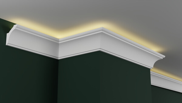 Карниз гипсовый профильный с подсветкой ГКС70.60.5