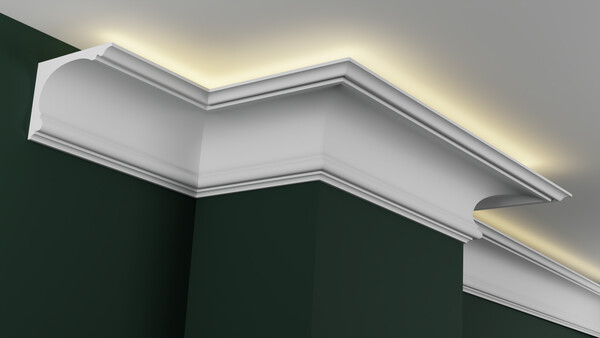 Карниз гипсовый профильный с подсветкой ГКС150.200.1