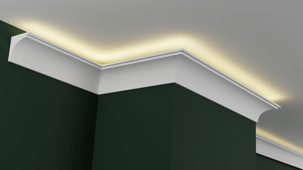 Карниз гипсовый профильный с подсветкой ГКС140.95.6