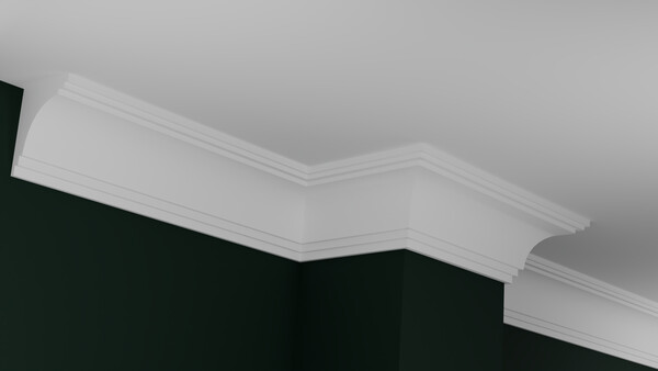 Карниз гипсовый профильный КП90.75.1