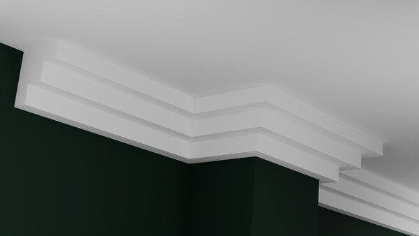 Карниз гипсовый профильный КП90.90.1