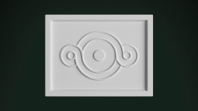 Панно из гипса П169.222.1