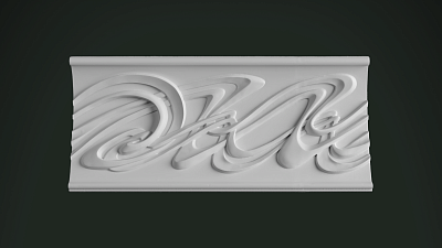 Карниз гипсовый с орнаментом К610.22.1