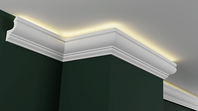 Карниз гипсовый профильный с подсветкой ГКС120.70.5