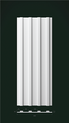 Гипсовая 3D панель Д1 1500х600 мм