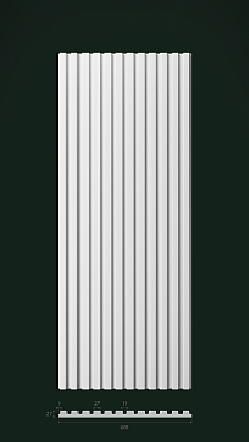 Гипсовая 3D панель Д14 1500х600 мм